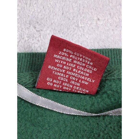 Oregon State University Ducks Sweatshirt Women Size Large Green College Teamwear - Picture 3 of 8